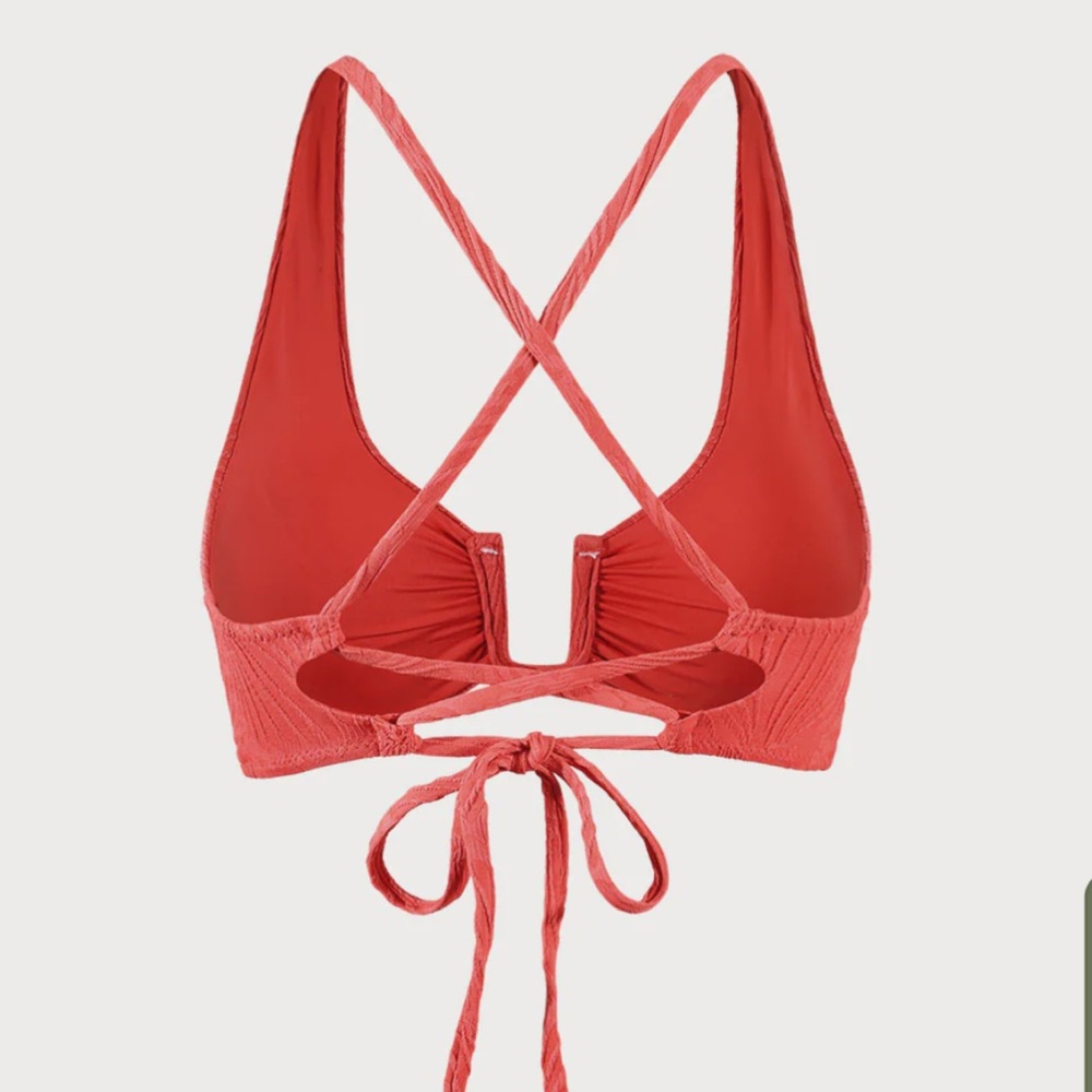 Berlook Jacquard U-Ring Floral Bikini Set, NWT - Picture 7 of 12